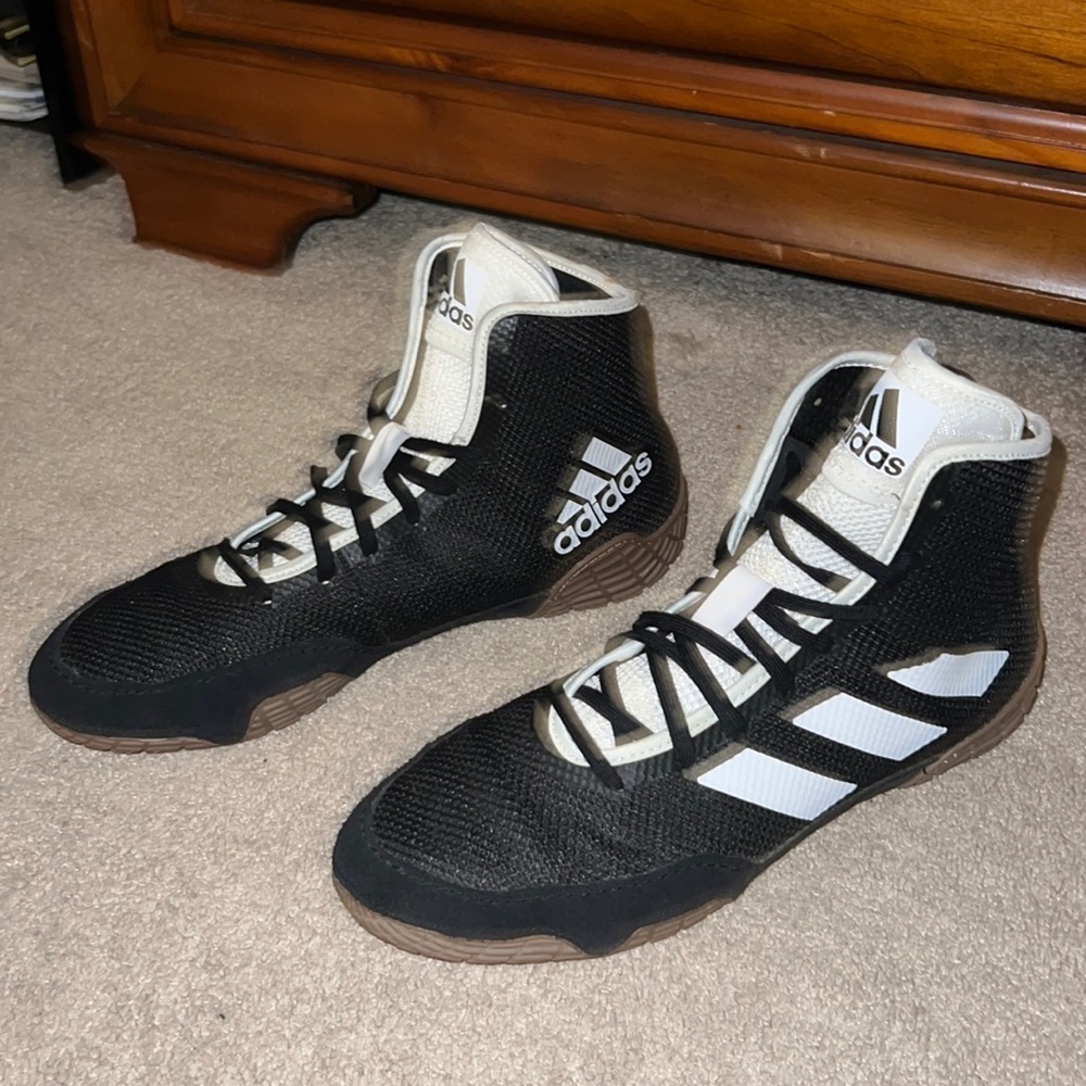 Black 230Tech Fall 2.0 Adidas Wrestling Shoes Gem